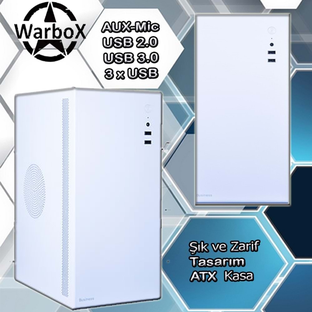WarboX Bayçura Intel® Core-i3 Turbo:4.20ghz 16gb Ram 128gb Ssd 250gb Hdd 19