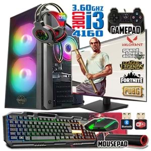 WarboX Marko i3 Turbo:3.60ghz 16gb Ram 240gb Ssd 250gb Hdd R7 240-4gb E.kartı 22