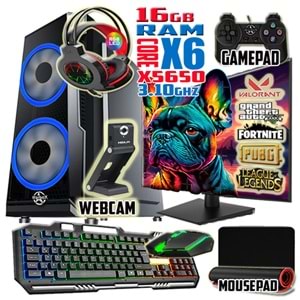 WarboX BULLDOG Xeon X5650 16gb 256gb SSD 250gb HDD R7 240-4gb E.kartı 22