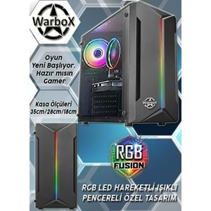 Warbox Ken Pro İ3 6100 8Gb Ram 128Gb Ssd+250Gb Hdd R7 240-4Gb 19.5