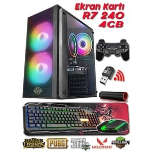 Warbox Kayo Mix I5 6500 8gb Ram 128gb Ssd 250 Hdd R7 240 4gb E.Kartı Oyucu Bilgisayarı