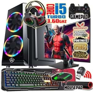 WarboX PİTON İntel-i5 Turbo:3.90ghz 16gb Ram 250gb Ssd 250gb Hdd R7 240-4gb E.kartı 19