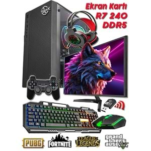 Warbox Wolf Pro i5 480m 8gb Ram 128gb Ssd R7 240-2GB 19.5 HD Monitör