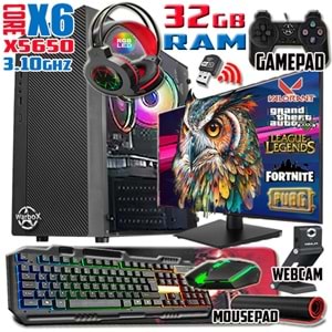 WarboX Owl Xeon X5650 32gb Ram 256gb SSD 250gb HDD R7 240-4gb E.kartı 19