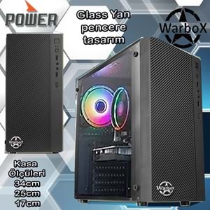 WarboX Owl Xeon X5650 32gb Ram 256gb SSD 250gb HDD R7 240-4gb E.kartı 19