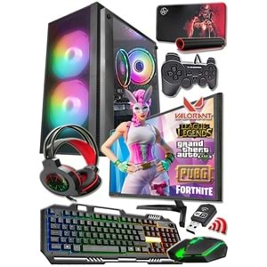 Warbox Punk Eko İ5 3450 8gb 256GB Ssd 250gb hdd R7 240-4GB E.Kartı 19.5 HD Monitör Oyuncu Bilgisayarı