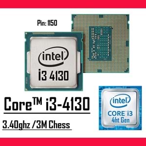 Intel® Core™ i3-4130 Processor 3M Cache, 3.40 GHz