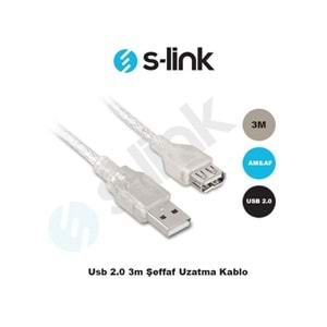 S-LINK SL-AF2003 USB 2.0 Uzatma Kablosu 3 MT