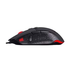 Everest RAGE-X1 Usb Siyah 8 Tuşlu Led Işıklı 6400dpi Gaming Oyuncu Mouse