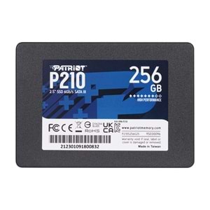 Patriot P210S256G25 P210 Series 256GB SATA3.0 2.5 500MB/400MB Dahili SSD