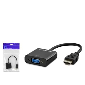 Warbox HDMI To VGA Dönüştürücü Çevirici Ekran Görüntü Aktarıcı Monitör Görüntü Analog Adaptör