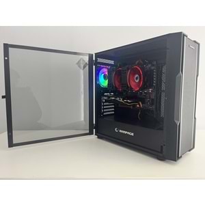 Rampage Infinity XEON E5 2670+XEON E5 2670 128Gb Ram 512M2 SSD RX 580 E.Kartı 600W Power Supply