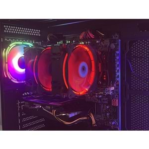 Rampage Infinity XEON E5 2670+XEON E5 2670 128Gb Ram 512M2 SSD RX 580 E.Kartı 600W Power Supply