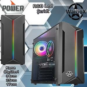 WarboX Gopo Xeon X5650 32gb Ram 256gb SSD 250gb HDD R7 240-4gb E.kartı 20