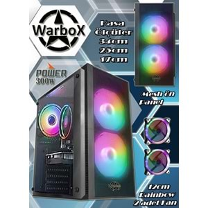 Warbox Prop Max İ5 4570 8gb 256GB Ssd+250gb Hdd R7 240-4GB E.Kartı Oyuncu Bilgisayar