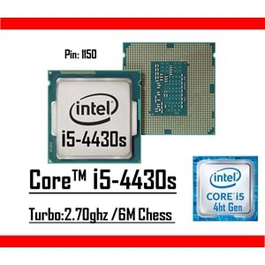 Intel® Core™ i5 4430s 2.70 Ghz 6mb Cache Lga 1150p Tray Masaüstü Bilgisayar İşlemci