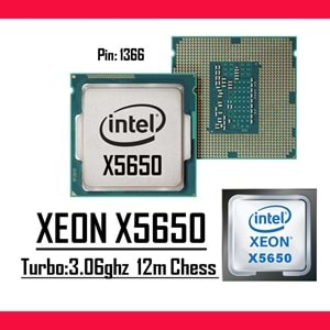 Intel® Xeon® X5650 2.66 Ghz 12mb Cache Lga 1366p Tray Masaüstü Bilgisayar İşlemci