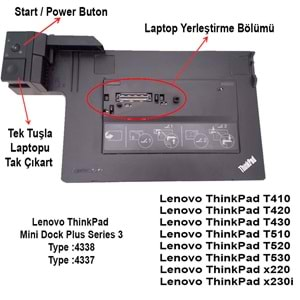 Lenovo ThinkPad x230i Dock Station 1 adet