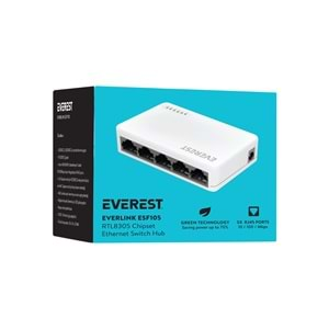 Everest EVERLINK ESF105 5 Port 10/100Mbps RTL8305 Hub Switch