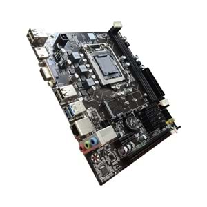 Turbox B75(H61) Sata,M2 Ddr3 1600MHz Usb 3.0 Vga Hdmi Ses G.Lan