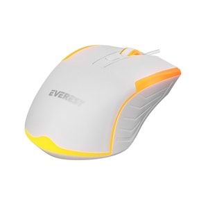 Everest KM-198 Luminax Beyaz Gökkuşağı Aydınlatmalı Q Gaming Oyuncu Klavye + Mouse Set