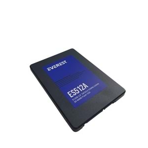 Everest ES512A 512GB 2.5 SATA 3.0 520MB/450MB 3D NAND Flash SSD (Solid State Drive)
