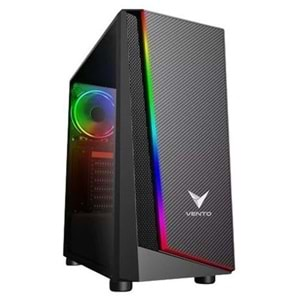 Vento VG08FE No PSU USB 3.0 Temperli Cam ATX Mid-Tower Gaming Kasa