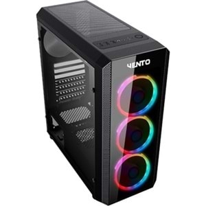 Vento VG04F No PSU USB 3.0 Temperli ATX Mid-Tower Gaming Kasa