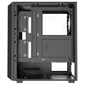 Rampage BETA MESH Standart 4*12cm ARGB Fan Temperli Camlı Mid-T Siyah Oyuncu Kasası