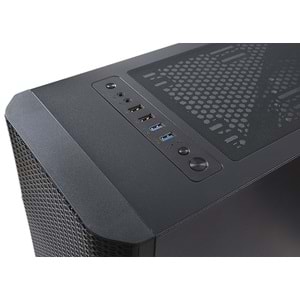 Rampage TRAPPER Temper Camlı Siyah 3*14cm + 1*12cm ARGB Fanlı Gaming Oyuncu Kasası