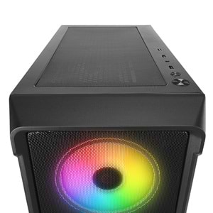 Rampage BLADE Mesh Temperli Camlı 600W 80+ Siyah 4*12cm Sabit RGB Fan ATX Mid-T Gaming Oyuncu Kasası