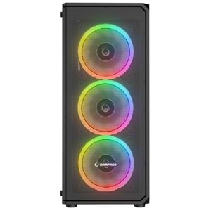 Rampage HELIOS Mesh 650W 80 Plus Bronze Siyah 4*12cm Rainbow ATX Mid-T Gaming Oyuncu Kasası