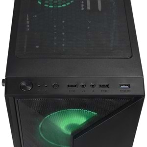 Rampage TRIANGLE 4*12cm Auto RGB Fan Tempered Glass ATX Mid-T Gaming Oyuncu Kasası