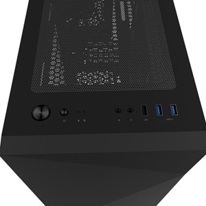 Zalman Z1 ICEBERG BLACK Siyah 3*12cm Fan Temperli Camlı Mini-T Gaming Oyuncu Kasası