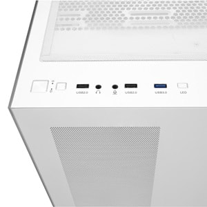 Rampage ICEBLADE Temperli Camlı Beyaz 7*12cm ARGB Transparan ATX Mid-T Gaming Oyuncu Kasası