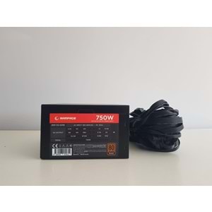 Rampage RMP750-80PB 750W v2 14cm Fan Siyah 80 Plus ( 80+ ) Bronze Sertifikalı Power Supply