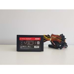 Rampage RMP650 650W 12cm Fan Siyah 80 Plus ( 80+ ) White Sertifikalı Power Supply