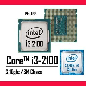 Intel® Core™ i3 2100 Processor 3M Cache, 3.10 GHz