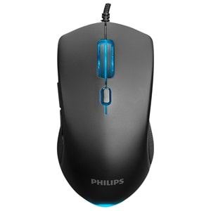 Philips SPK9404 Usb 6 Tuşlu Siyah 800/1000/1600/2400dpi Gaming Oyuncu Mouse