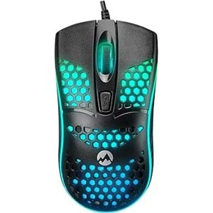 Everest SM-654 ECO Usb Siyah 4D Optik LED Işıklı Gaming Oyuncu Mouse