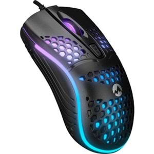 Everest SM-654 ECO Usb Siyah 4D Optik LED Işıklı Gaming Oyuncu Mouse