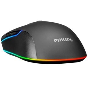 Philips SPK9414 G414 Usb 7Tuşlu Siyah 1200/1600/2400/3600dpi Gaming Oyuncu Mouse