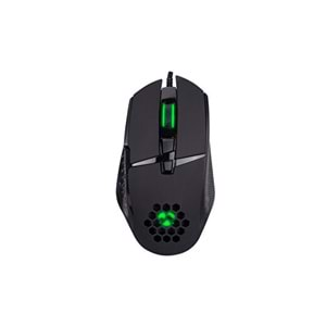 Everest RAGE-X1 Usb Siyah 8 Tuşlu Led Işıklı 6400dpi Gaming Oyuncu Mouse