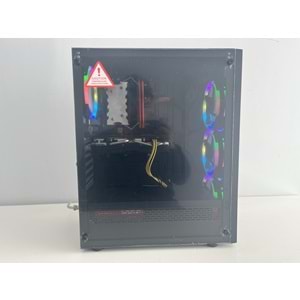 İntel İ5 9400f Turbo:4.80ghz 24Gb Ddr4 Ram 512Gb Ssd + 500Gb Hdd AMD RX 580 DDR5 8gb 256bit E.Kartı RGB Gaming Bilgisayar ( 2 Yıl Garanti )
