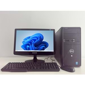 Dell Vostro / i5-4570s 3.60Ghz / 8gb DDR3 / 128Gb SSD+120gb HDD / 2. EL BİLGİSAYAR / Samsung 19