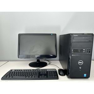 Dell Vostro D17M / i3-4170 3.70Ghz / 8gb DDR3 / 256Gb SSD+250gb HDD / 2. EL BİLGİSAYAR / Samsung 19