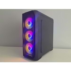 Ryzen 3 1300X İşlemci Rx580 8Gb GDDR5 Ekran Kartı 16Gb Ddr4 Ram 256Gb M.2 Ssd 320Gb Hdd 500W PSU Gaming Zalman Kasa