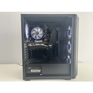 İntel İ3 12100f Turbo:4.30ghz 16Gb Ddr4 Ram 512Gb NVME Ssd AMD RX 580 DDR5 8gb 256bit E.Kartı Gigabyte H610 650W PSU RGB Gaming Bilgisayar ( 2 Yıl Garanti )