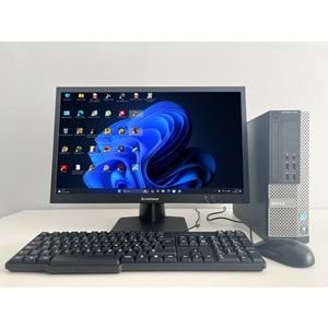 Dell OptiPlex 710 Slim / i5-3470s 3.60Ghz / 16Gb Ddr3 / 240Gb SSD / 2. EL BİLGİSAYAR / Lenovo Led 22