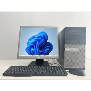 Dell Optiplex 790 Tower / İ3-3320- 3.30ghz / 8Gb Ddr3 /128Gb SSD+250Gb HDD /2. EL BİLGİSAYAR / Hp Ips Pıvot 19
